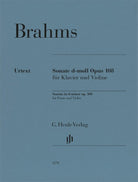 Brahms - Sonata D Minor Op 108 for Violin/piano Urtext