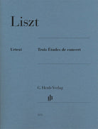 Liszt - 3 Concert Etudes for Piano Urtext