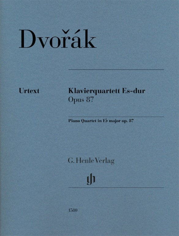 Dvorak - Piano Quartet E Flat Major Op 87 Sc/pts