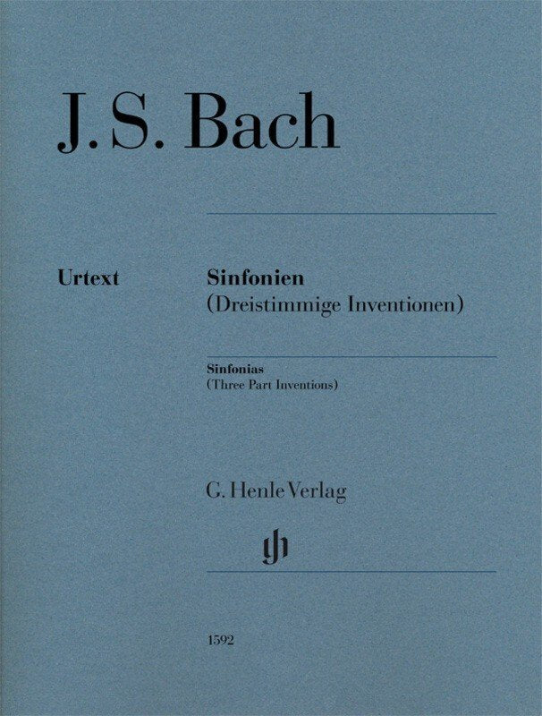 Sinfonias (three Part Inventions) Without Fingering