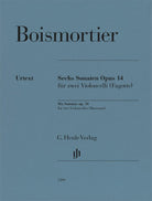 Boismortier - 6 Sonatas Op 14 for 2 Cellos (or Bassoons)