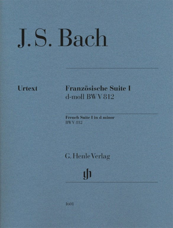 Bach - French Suite No 1 D Minor Bwv 812 Piano Urtext