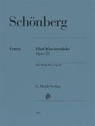 Schoenberg - 5 Piano Pieces Op 23 for Piano Urtext