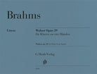 Brahms - Waltzes Op 39 for Piano Duet
