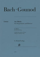 Bach/gounod - Ave Maria for Medium Voice/piano