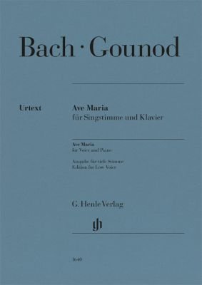 Bach/gounod - Ave Maria for Low Voice/piano