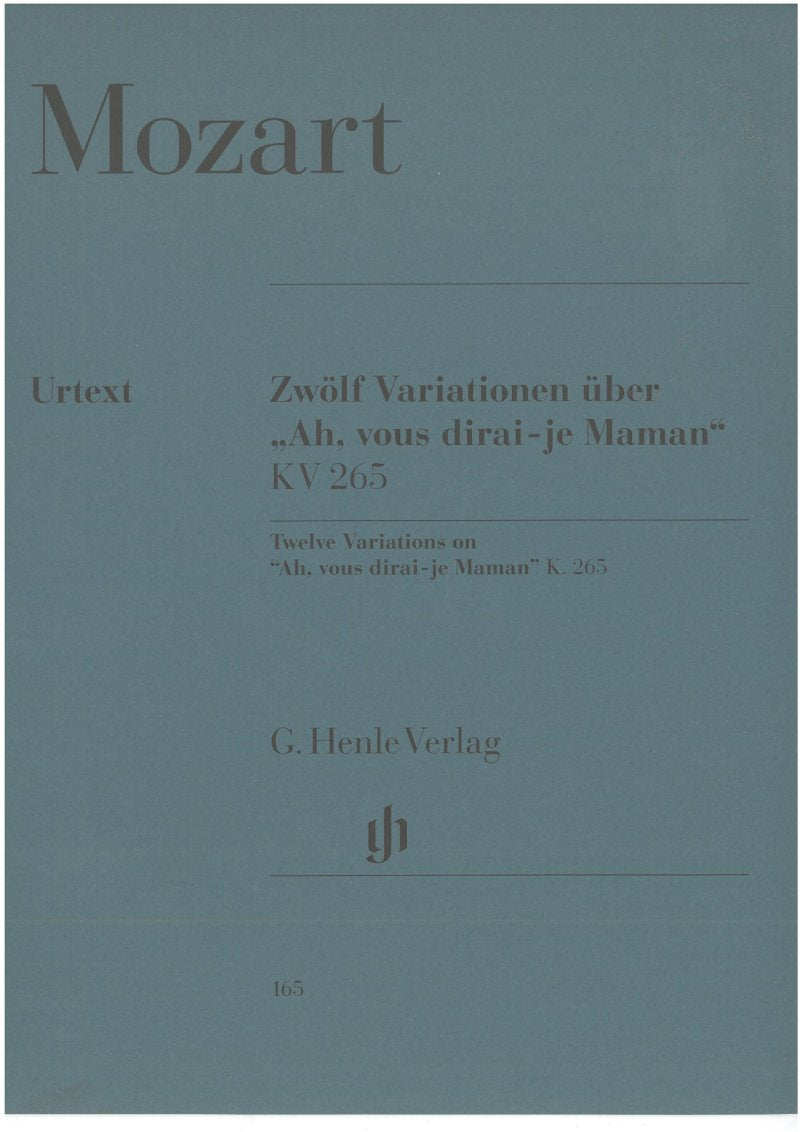 Mozart - 12 Variations on Ah Vous Dirai Je Maman K 265