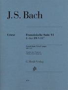 Bach - French Suite No 6 E Major Bwv 817 No Fingering