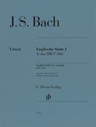 Bach - English Suite No 1 a Major Bwv 806 Piano No Fingering