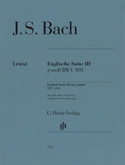 Bach - English Suite No 3 G Minor Bwv 808 Piano No Fingering