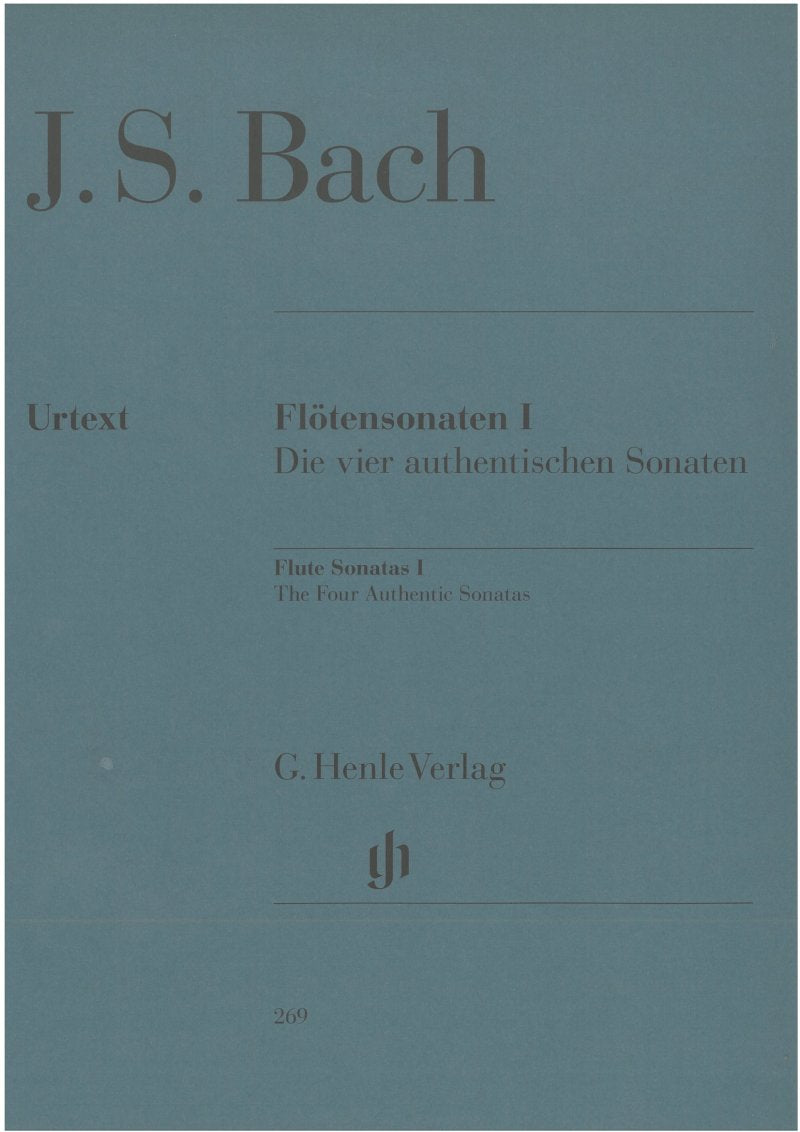 Bach - Sonatas Vol 1 Authentic Sonatas Flute/piano