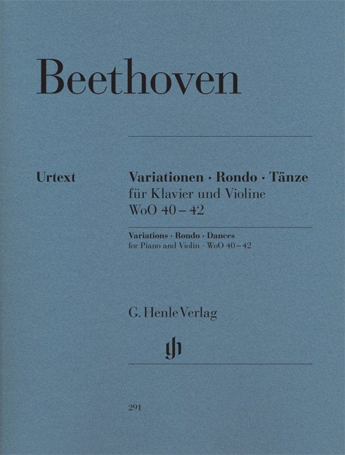 Variations Rondo Dances Vln/pno