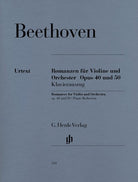 Beethoven - 2 Romances Op 40 G Op 50 F Violin/piano