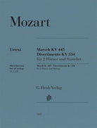 March K 445 Divertimento K 334 2 Horns/strings String Parts