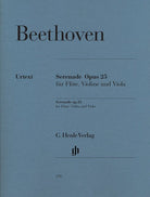 Serenade Op 25 D Fl Vln Vla Ed Voss (revised Ed)