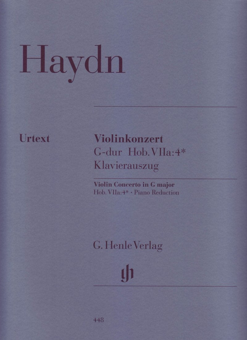 Haydn - Concerto No 2 Hob 7a No 4 G Violn/piano