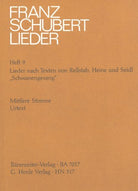 Lieder Bk 9 Med Lyrics by Rellstab Heine Seidl
