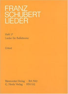 Lieder Bk 17 Songs for Bass