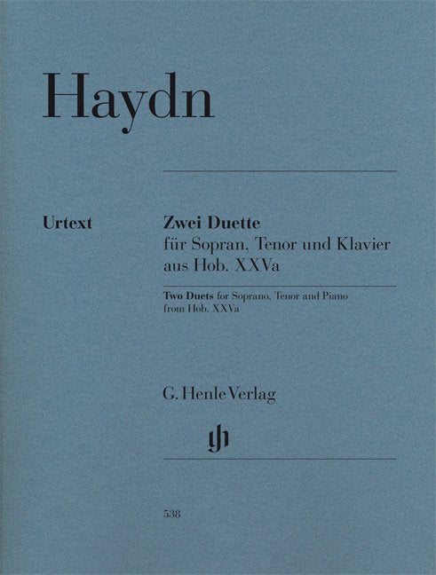 Duets 2 for Soprano and Tenor Hob 25a No 1 and 2