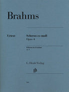 Scherzo in E Flat Min Op 4 Piano Solo