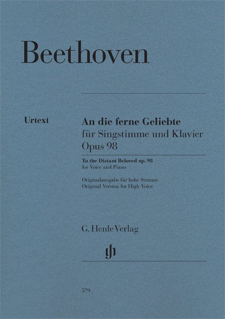 An Die Ferne Geliebte Op 98 High Urtext