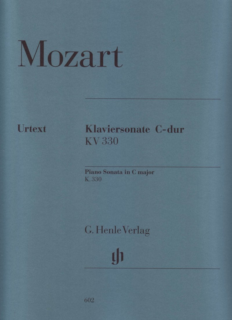 Mozart - Sonata K 330 C Also Known as K 300 H