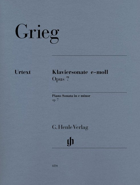Grieg - Sonata E Minor Op 7 Piano