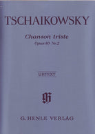 Tchaikovsky - Chanson Triste Op 40 No 2 Urtext