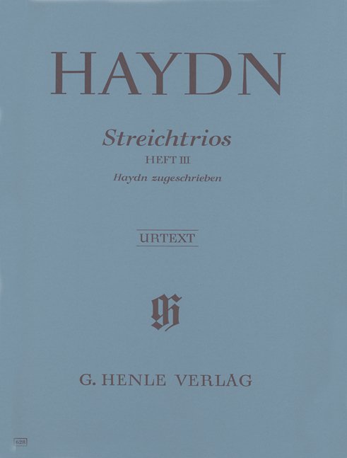 Haydn - String Trios Vol 3 Vln/vla/vc Urtext