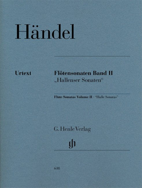 Handel - Flute Sonatas Vol 2 Halle Sonatas