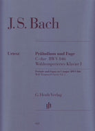 Bach - Prelude and Fugue C Major Bwv 846 Urtext