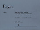 Suite for Organ Op 16 E Min Pno Duet