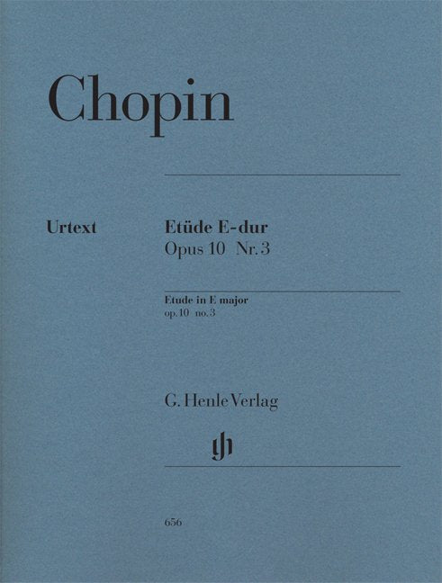 Chopin - Etude Op 10 No 3 E Tristesse