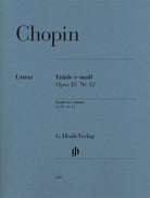 Chopin - Etude Op 10 No 12 C Minor Urtext