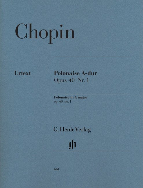 Chopin - Polonaise a Major Op 40 No 1 (militaire) Urtext