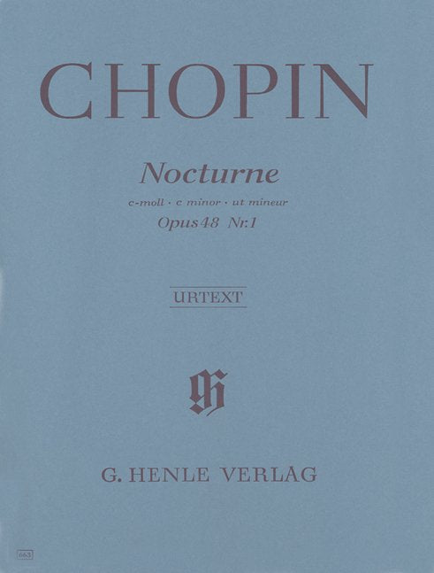 Chopin - Nocturne Op 48 No 1 C Min Urtext