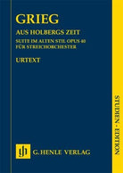 Grieg - From Holbergs Time Op 40 String Orchestra Study Scor