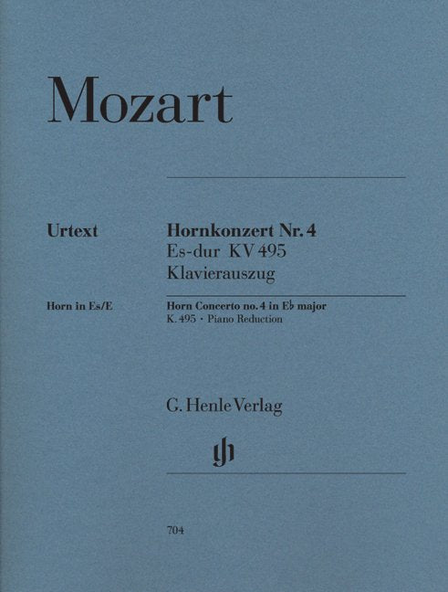 Mozart - Concerto No 4 K 495 E Flat French Horn/piano