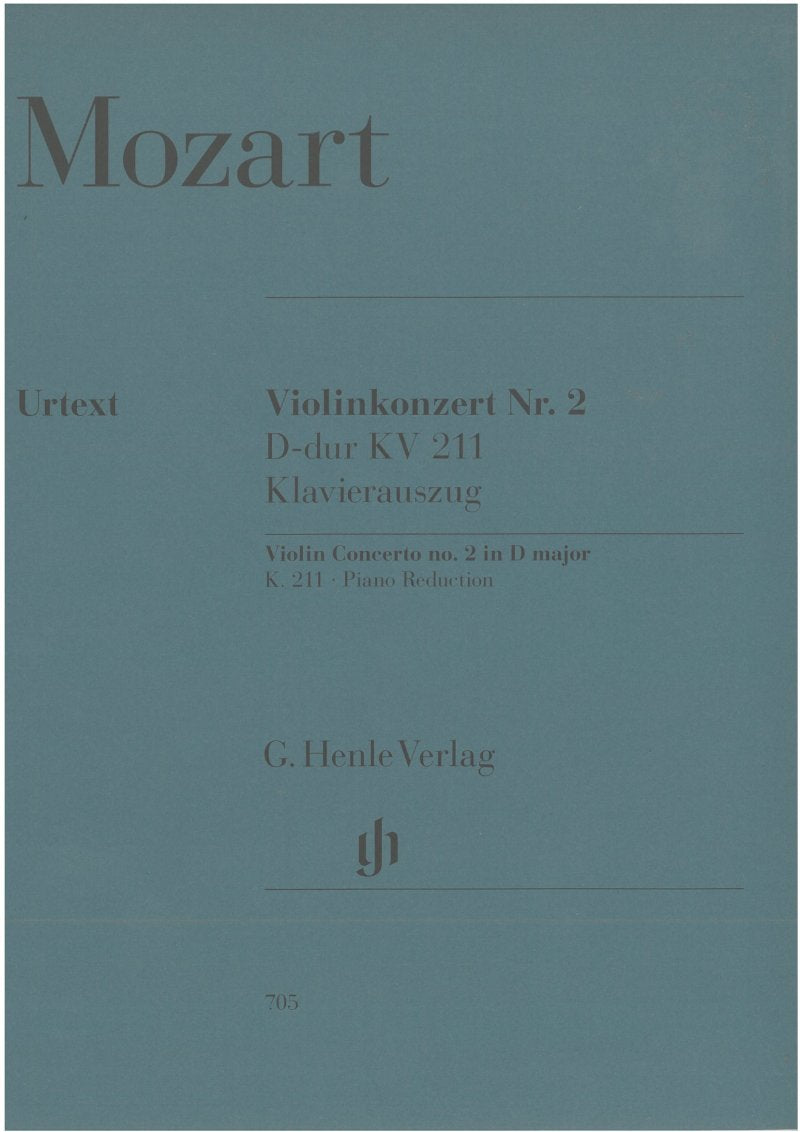 Concerto No 2 D K 211 Ed Seiffert Vln Pno