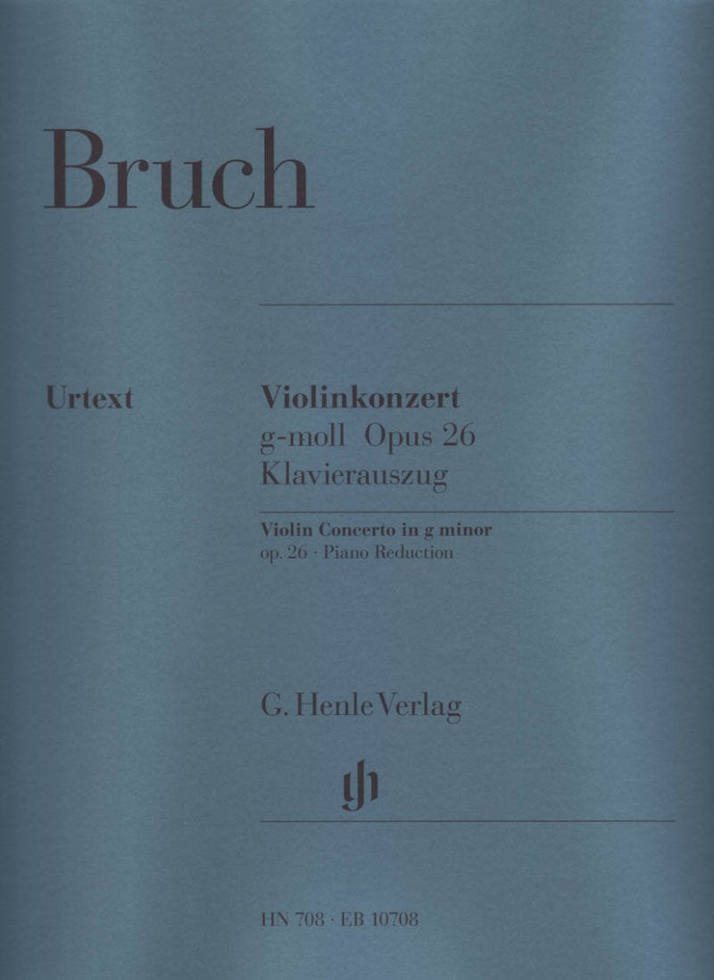 Bruch - Concerto No 1 G Min Op 26 Violin/piano