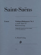 Saint-Saens - Concerto No 1 Op 33 a Minor Cello/piano