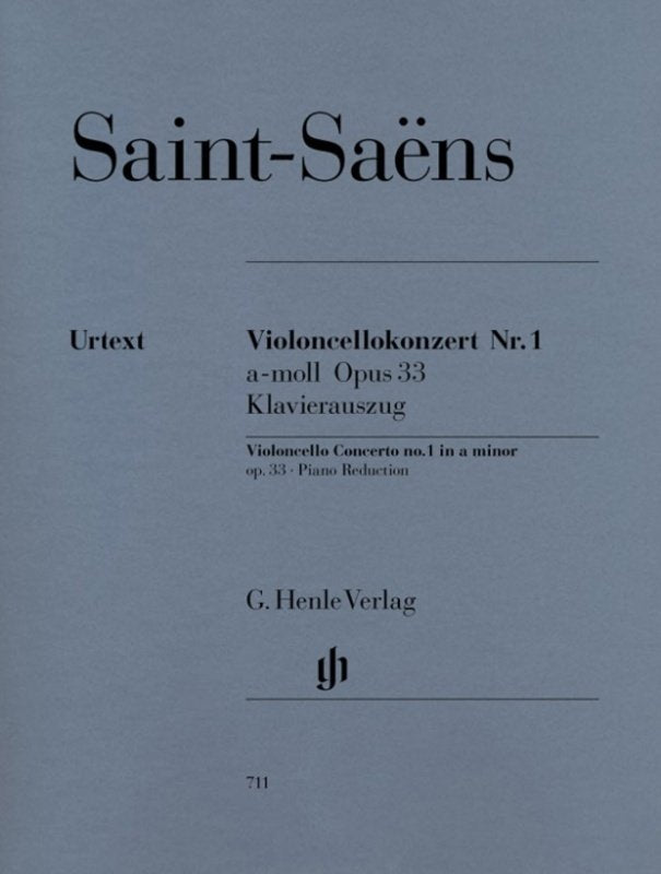 Saint-Saens - Concerto No 1 Op 33 a Minor Cello/piano