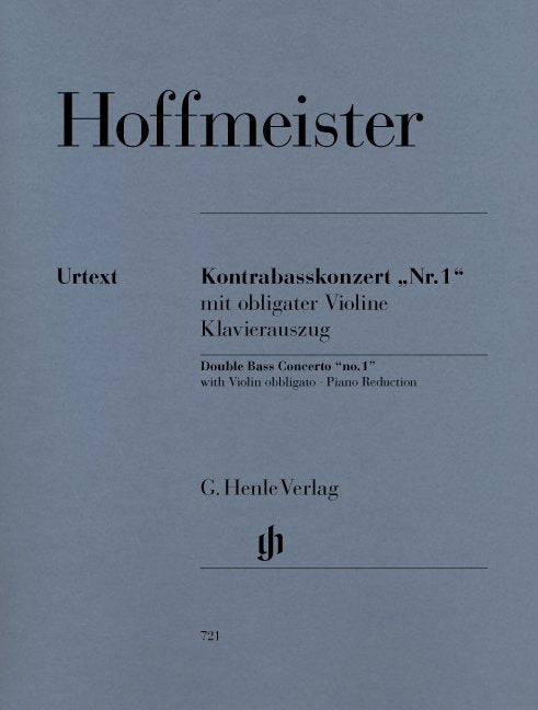 Concerto No 1 Db/pno Vln Obligato