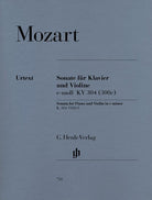 Mozart - Violin Sonata E Minor K 304