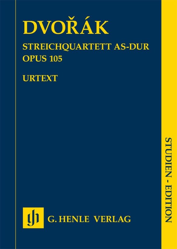 Dvorak - String Quartet a Flat Op 105 Study Score