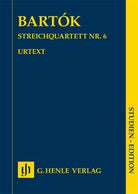 Bartok - String Quartet No 6 Study Score