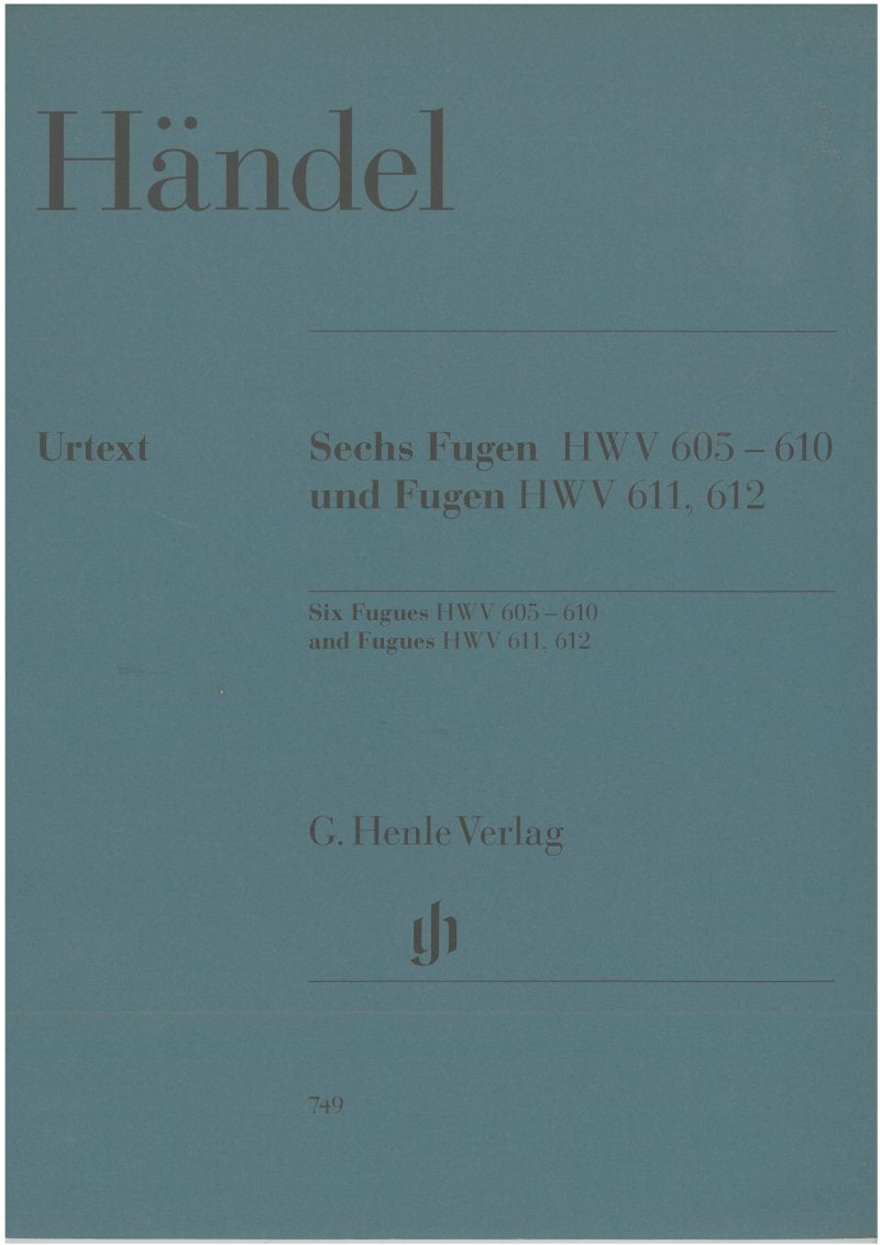 Fugues 6 Hwv 605-610 and Fugues Hwv 611-612
