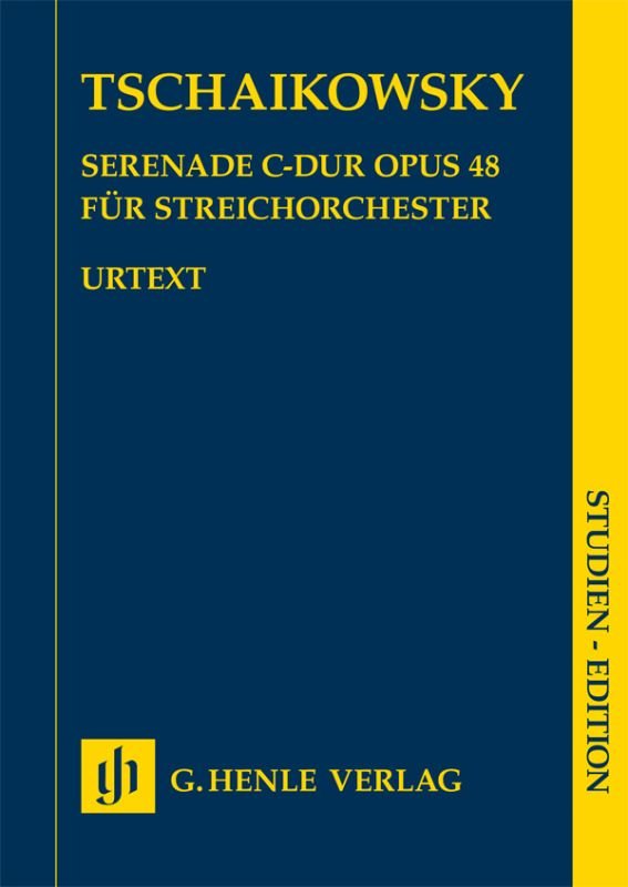 Tchaikovsky - Serenade C Major Op 48 String Orch Study Score