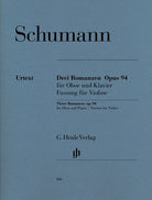 Schumann - 3 Romances Op 94 Violin/piano