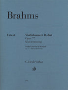 Brahms - Concerto D Major Op 77 Violin/piano Urtext